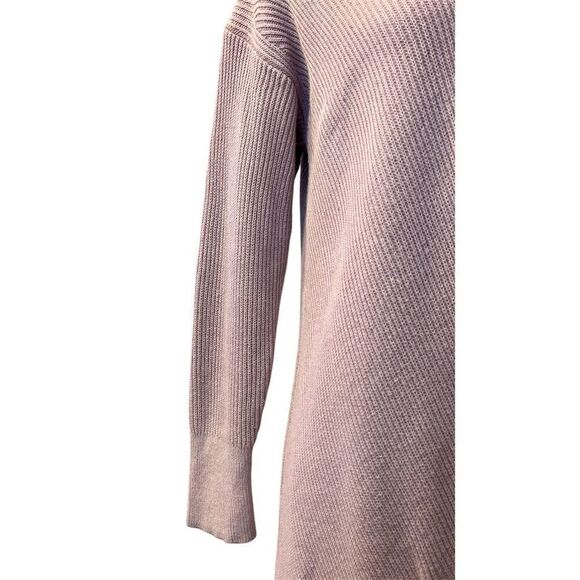 L.L. Bean Women's Purple Open Front Long Cardigan Sweater M Cottagecore - Picture 2 of 8